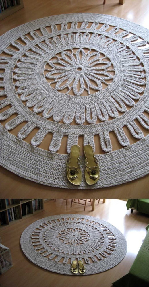 DIY: +10 tapetes de crochê fora do banheiro