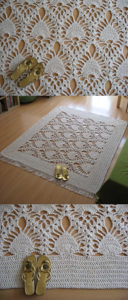 DIY: +10 tapetes de crochê fora do banheiro