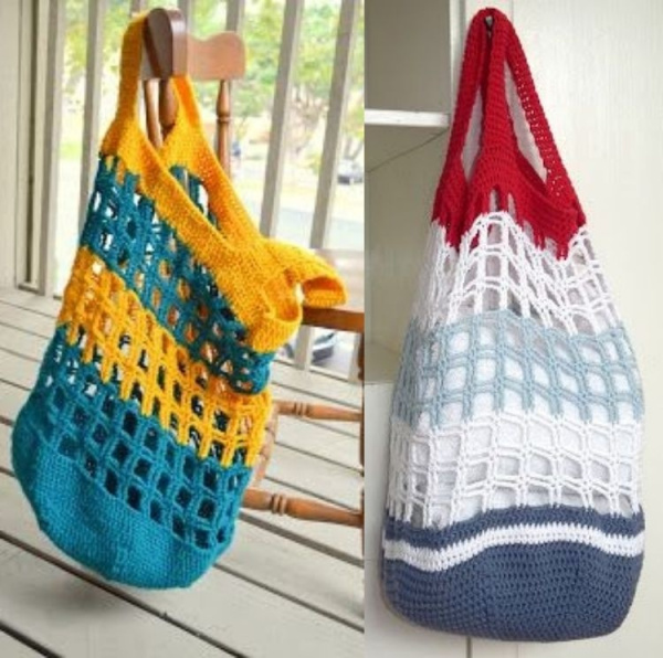Inspire-se: 20 Modelos de bolsa sacola de crochê