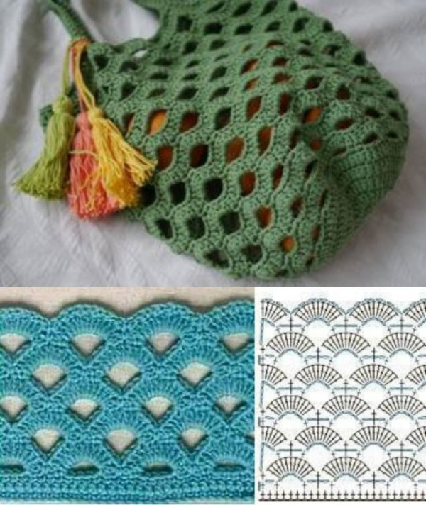 Inspire-se: 20 Modelos de bolsa sacola de crochê