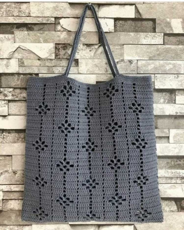 Inspire-se: 20 Modelos de bolsa sacola de crochê