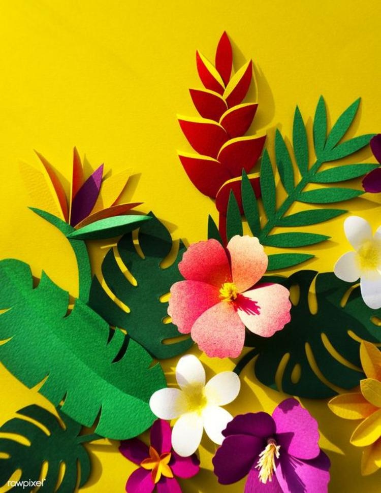 DIY - Festa Havaiana com flores gigantes de papel ⋆ De Frente Para O Mar