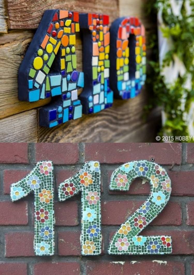 27 ideias de número de casa para se inspirar e decorar