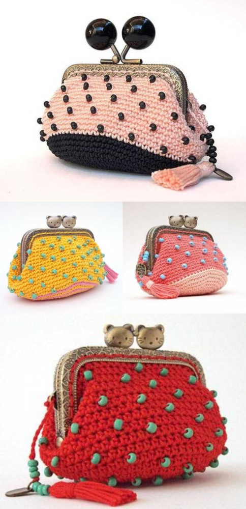 Crochê Criativo: 30 Inspirações de Porta-Moedas Estilosos em Crochê