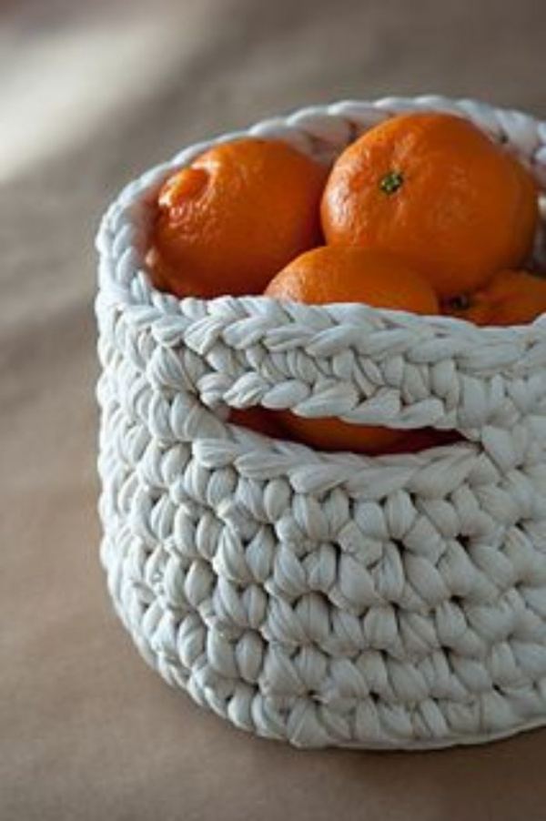 23 ideias de cestos com fio de malha para presentear