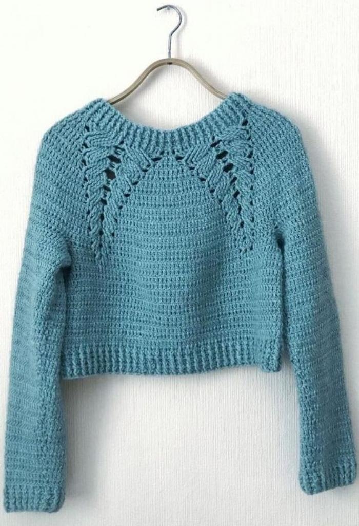 Tendência: Blusa de crochê - 16 inspirações