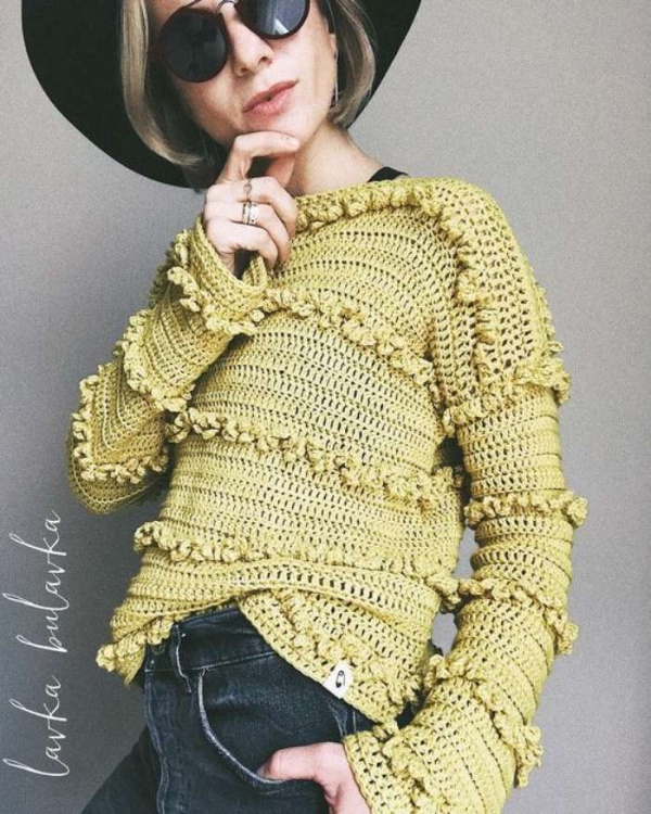 Tendência: Blusa de crochê - 16 inspirações