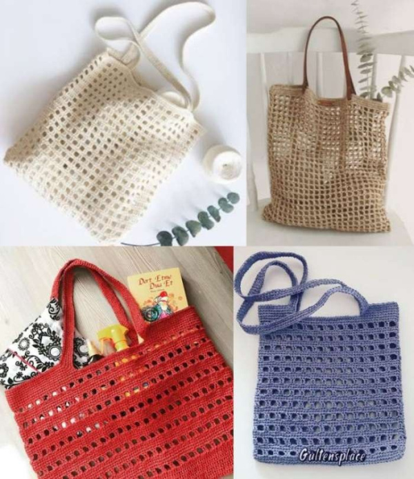 21 ideias de bolsas de crochê para se inspirar