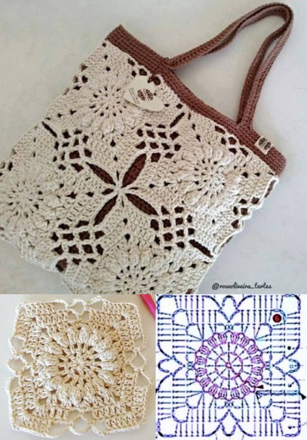 21 ideias de bolsas de crochê para se inspirar
