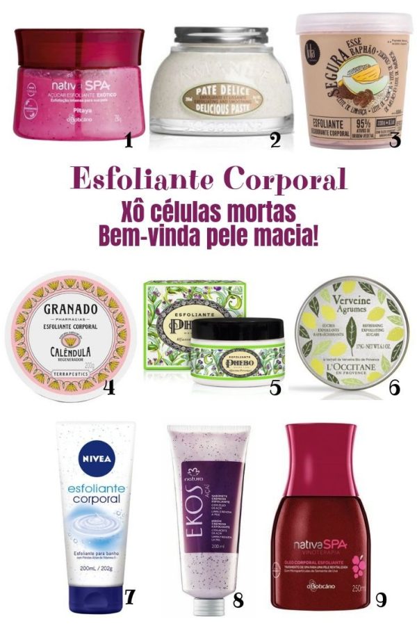 Esfoliante Corporal : Pele macia e com vida!