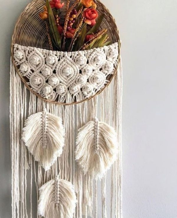 20 ideias com macramê para inspirar e decorar