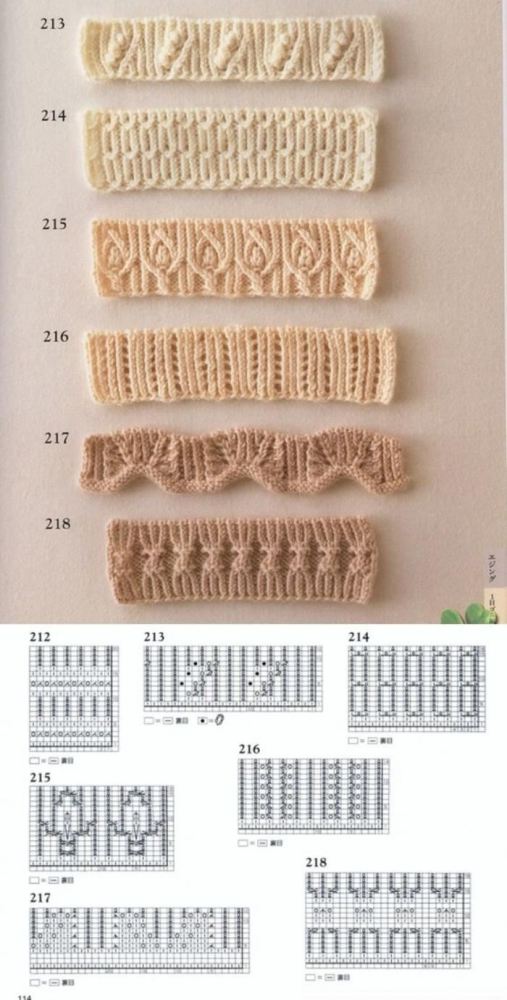 36 belos bicos  e barrados em tricô para copiar!