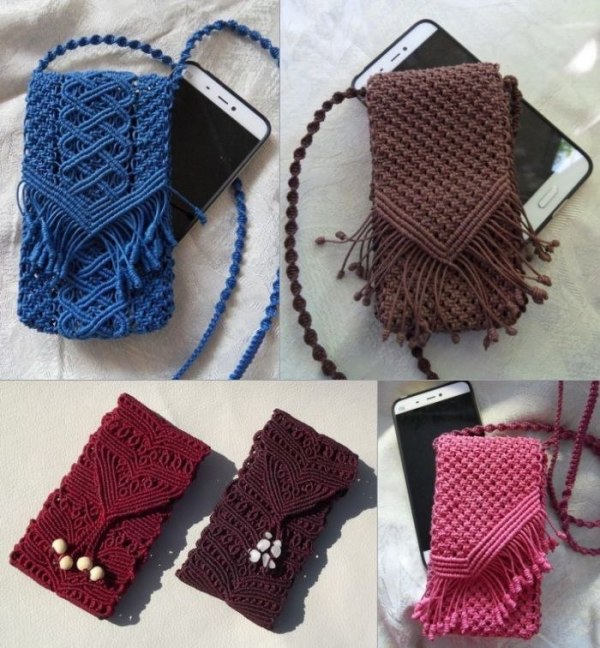 33 modelos de bolsa de macramê
