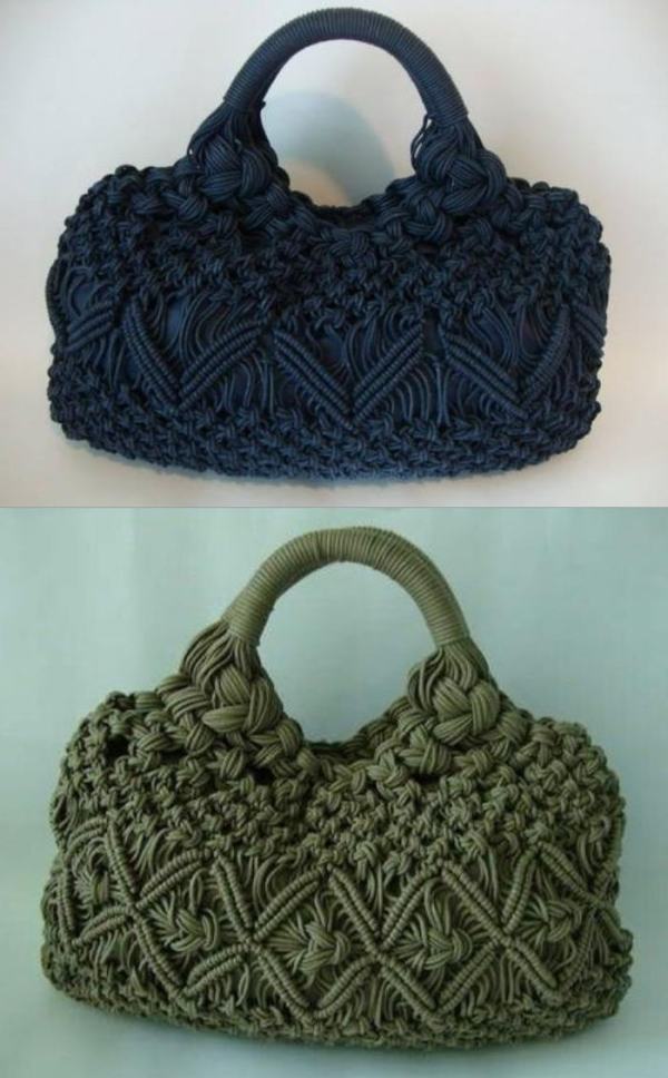 33 modelos de bolsa de macramê
