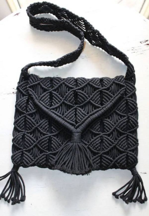 33 modelos de bolsa de macramê