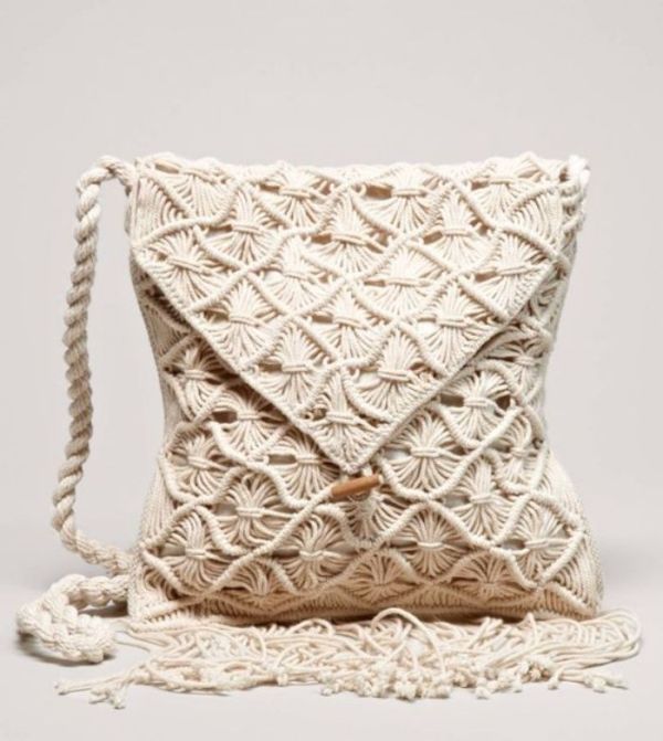 33 modelos de bolsa de macramê