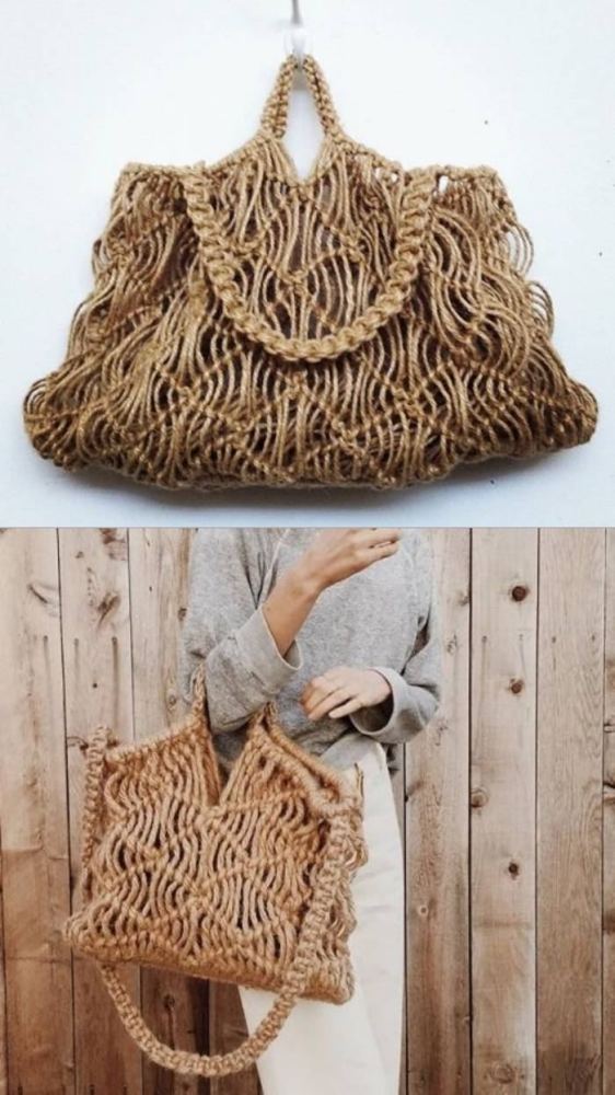 33 modelos de bolsa de macramê