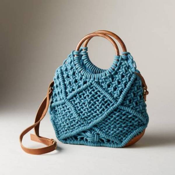 33 modelos de bolsa de macramê