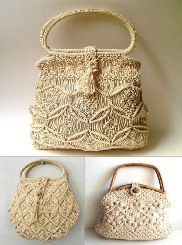 33 modelos de bolsa de macramê