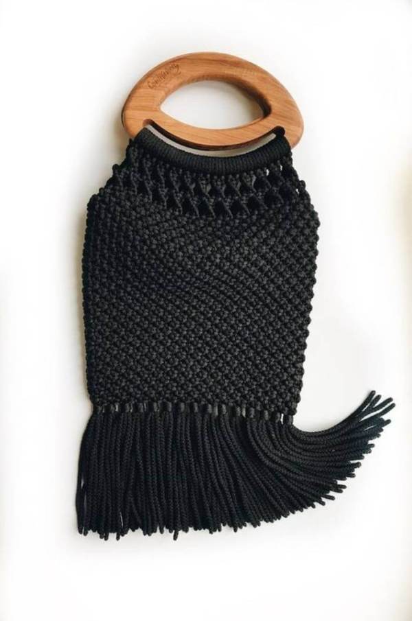 33 modelos de bolsa de macramê