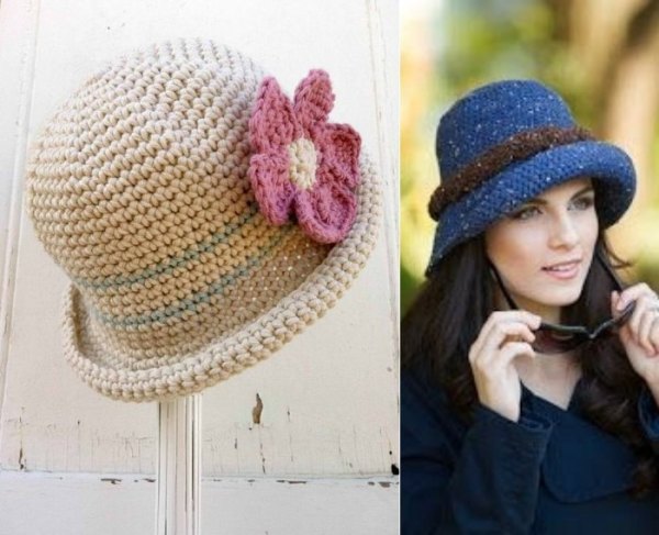 23 Modelos de chapéu de crochê para copiar