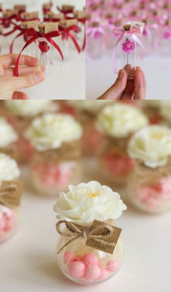 28 Ideias para decorar a festa de bodas de rosa