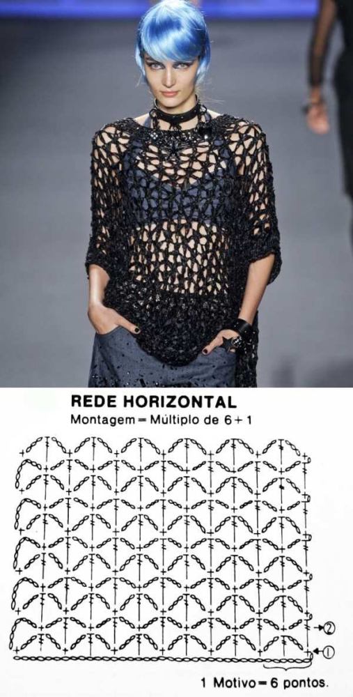 20 Modelos atuais de blusa de crochê