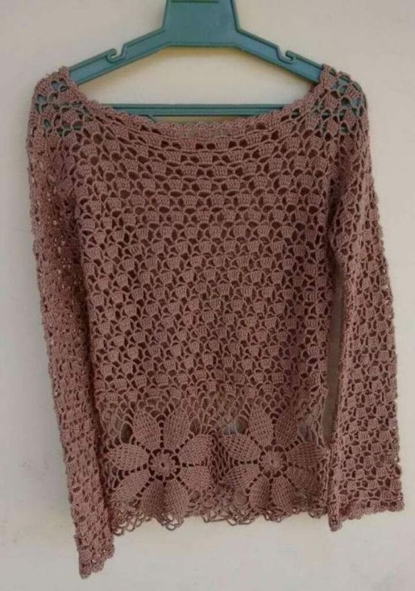 20 Modelos atuais de blusa de crochê