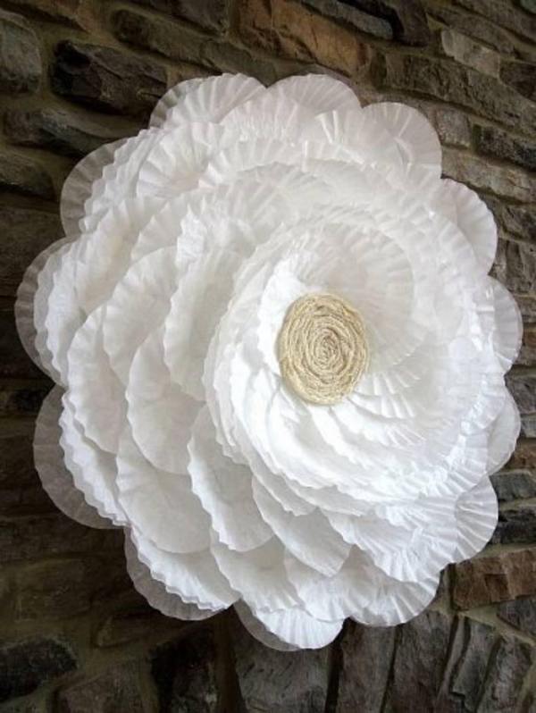 Ideias e modelos de flores de papel gigante