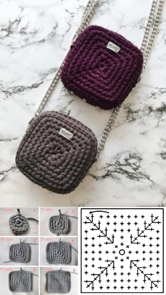 Faça e Lucre: 11 modelos de bolsa pequena de fio de malha