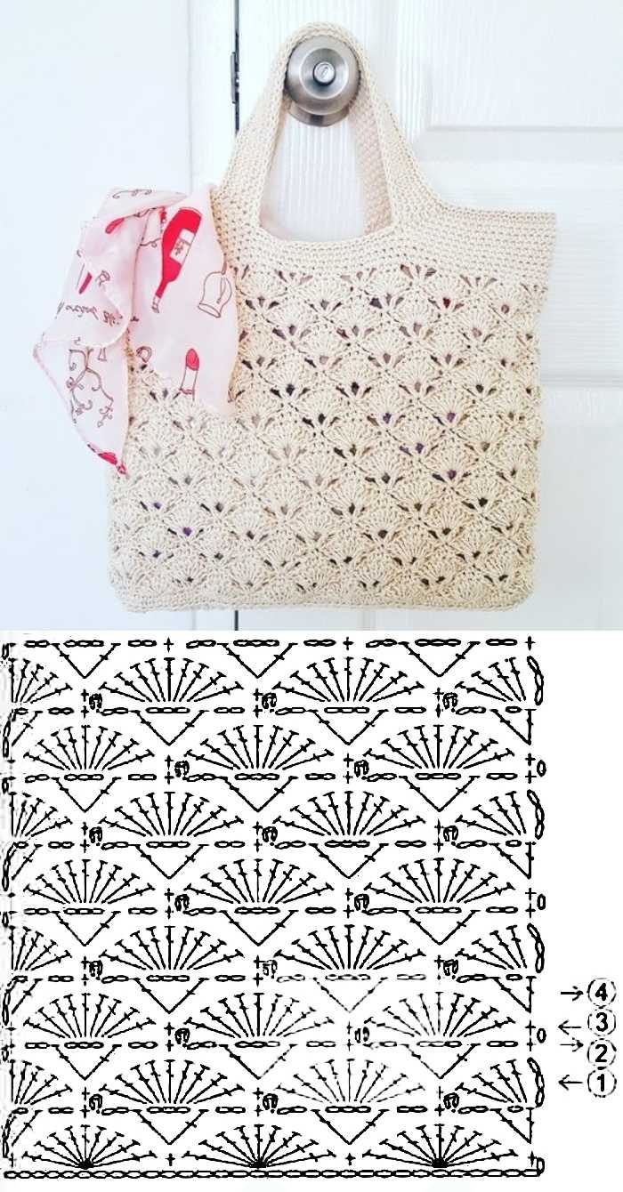 Escolha e Copie: 18 Bolsas Summer Bag de Crochê e Gráficos
