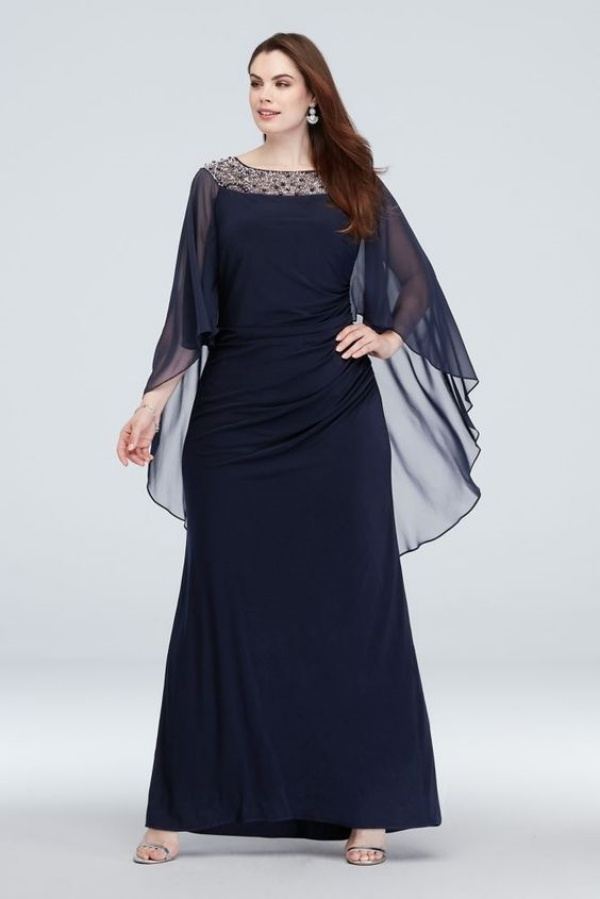 Moda festas: Vestido longo azul - Pantone 2020