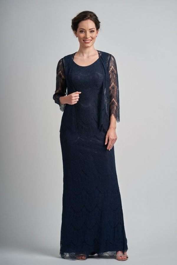 Moda festas: Vestido longo azul - Pantone 2020