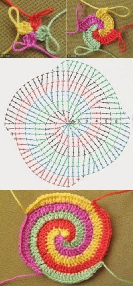 12 Motivos de crochê com gráficos