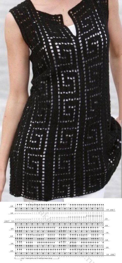 +11 modelos e ponto de crochê para blusas