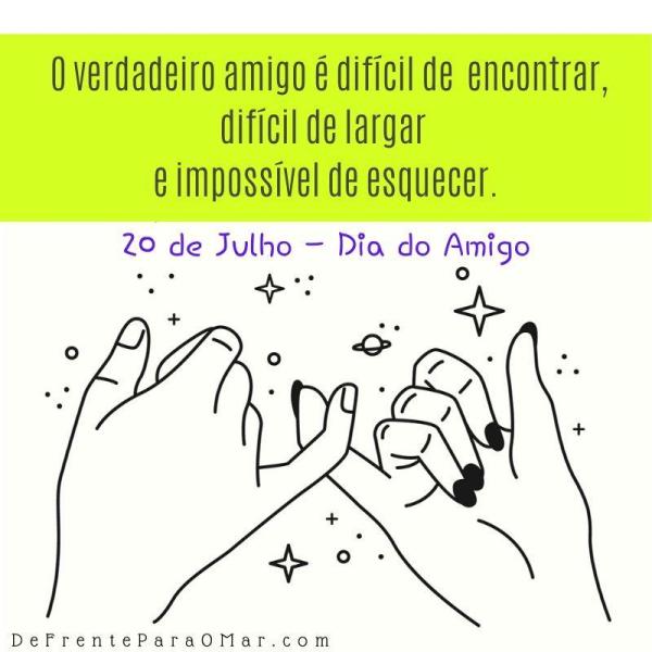 10 lindas frases para o Dia do Amigo - 20 de Julho