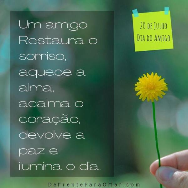 10 lindas frases para o Dia do Amigo - 20 de Julho