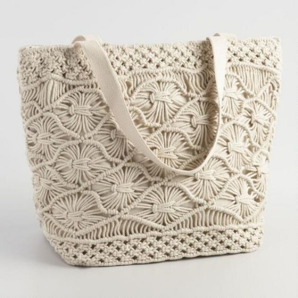 11 Modelos de Bolsa de Macramê com Gráfico para Copiar