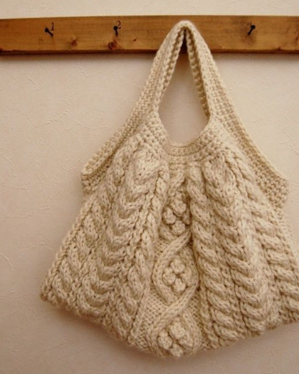 15 Modelos de bolsas com trança de tricô
