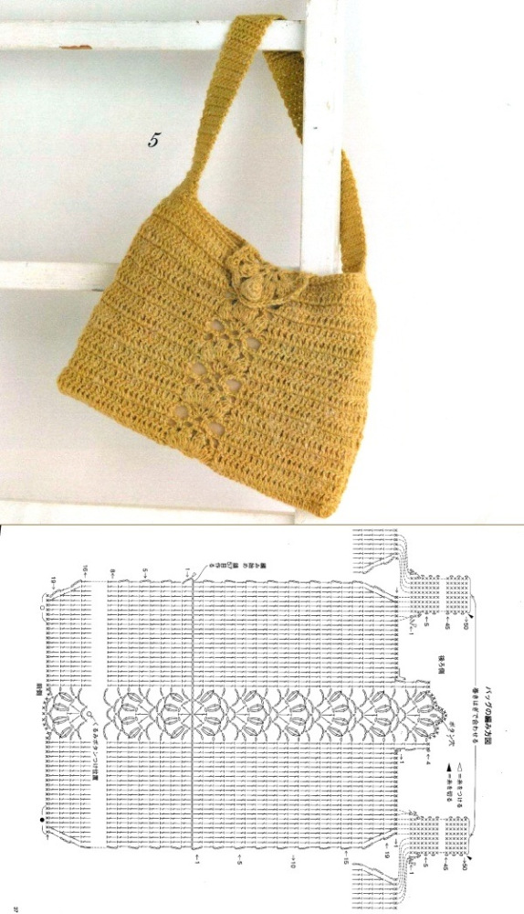 10 Modelos de Bolsa de Crochê com Receitas