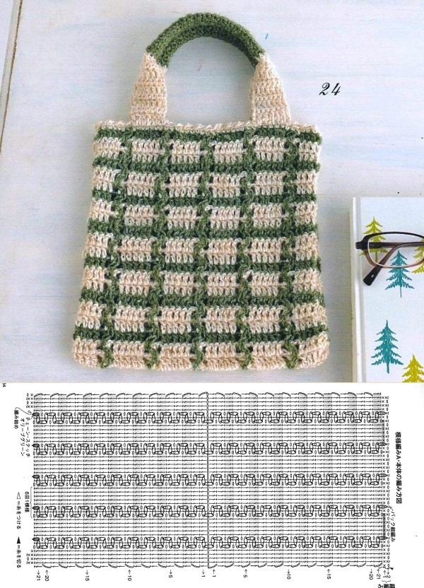 12 Bolsas de Crochê com Receitas para Copiar