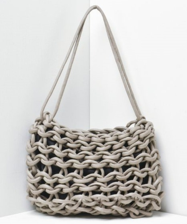 Modelos de bolsa de tricô com fio náutico