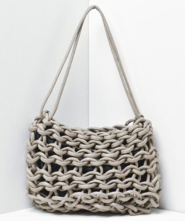 Modelos de bolsa de tricô com fio náutico