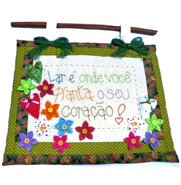 17 inspirações de mensagem bordada para fazer e decorar