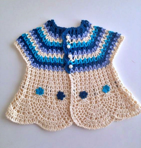 20 modelos de roupinhas de bebê de crochê
