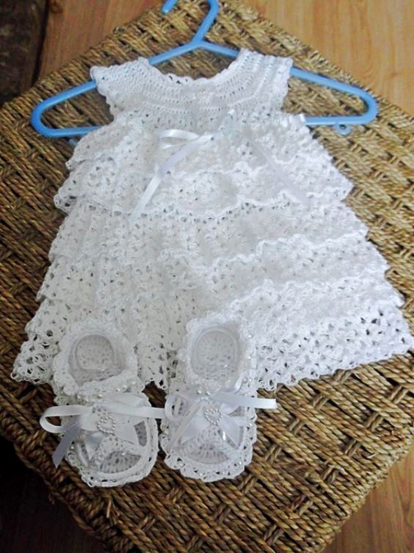 20 modelos de roupinhas de bebê de crochê