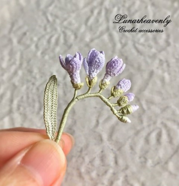 Crochê criativo: 14 belas inspirações de flores de crochê