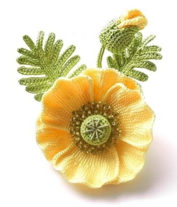 Crochê criativo: +14 belíssimas criações de flores de crochê