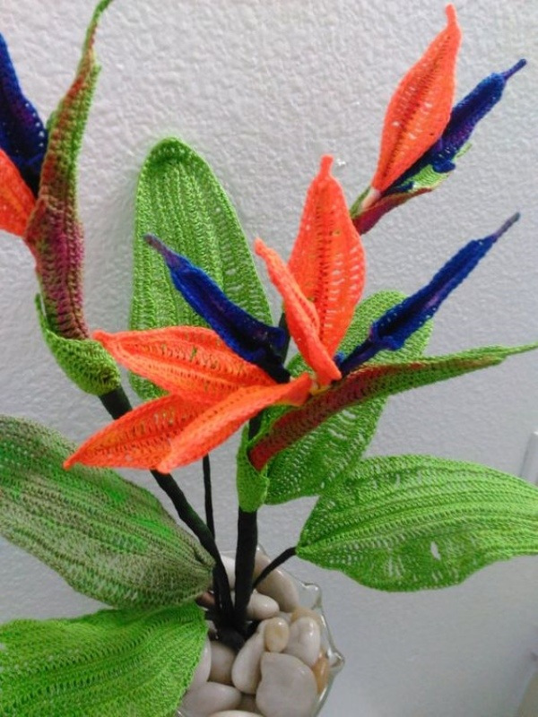 Crochê criativo: +14 belíssimas criações de flores de crochê