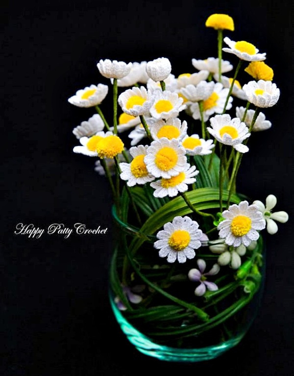 Crochê criativo: +14 belíssimas criações de flores de crochê